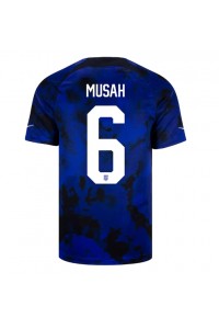 Verenigde Staten Yunus Musah #6 Voetbaltruitje Uit tenue WK 2022 Korte Mouw